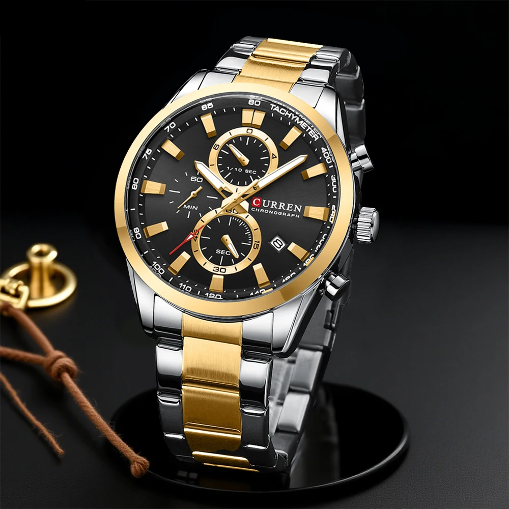 CURREN Jam Tangan Olahraga Chr - Men'S Fashion Model ulasan dan harga