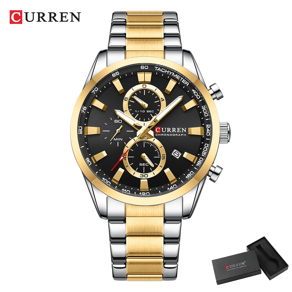 CURREN Jam Tangan Olahraga Chr - Men'S Fashion Model ulasan dan harga