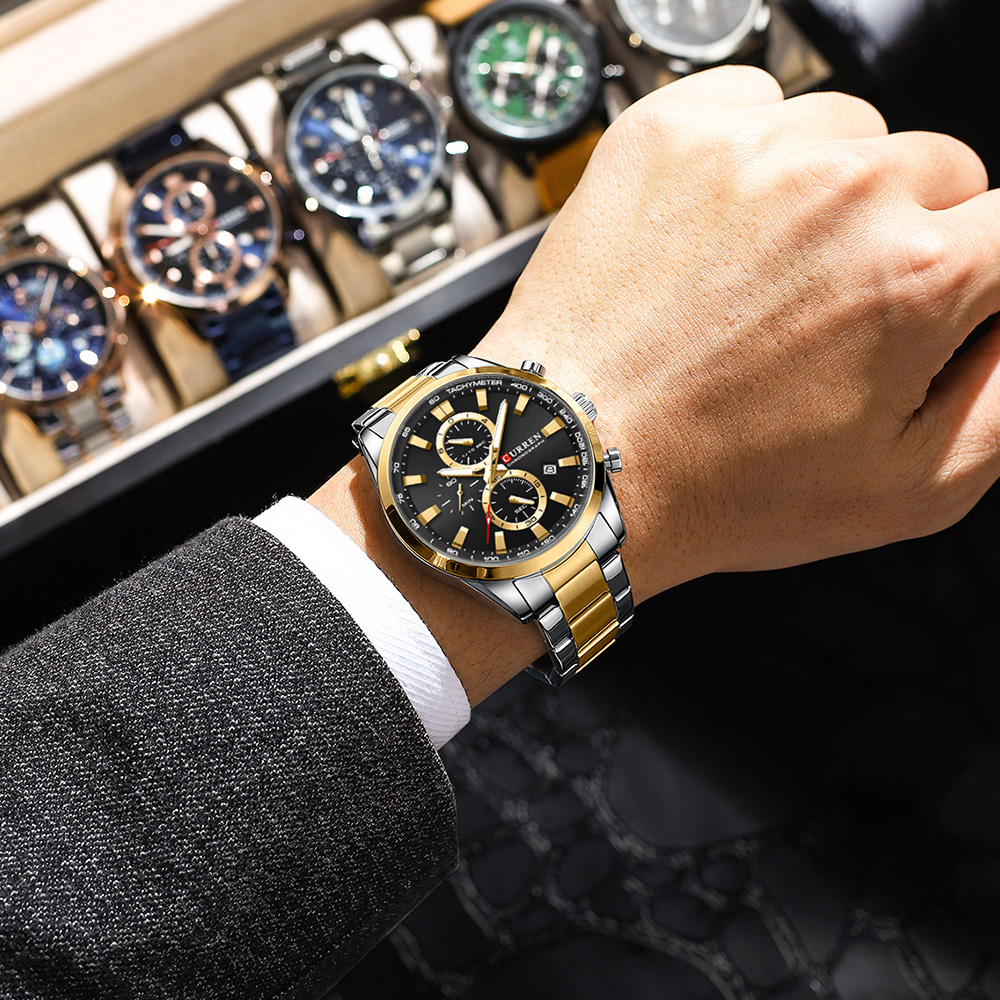 CURREN Jam Tangan Olahraga Chr - Men'S Fashion Model ulasan dan harga
