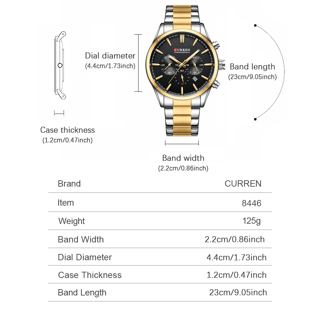 CURREN Jam Tangan Olahraga Chr - Men'S Fashion Model ulasan dan harga