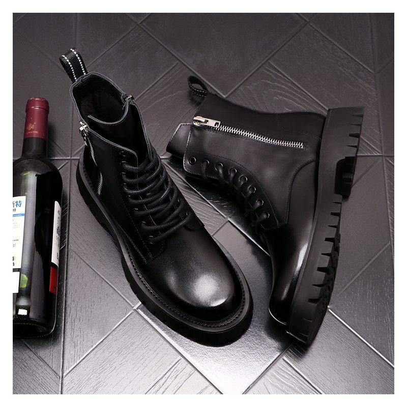 Sepatu Bot Kulit Asli Pria Mew - Men'S Fashion Model ulasan dan harga