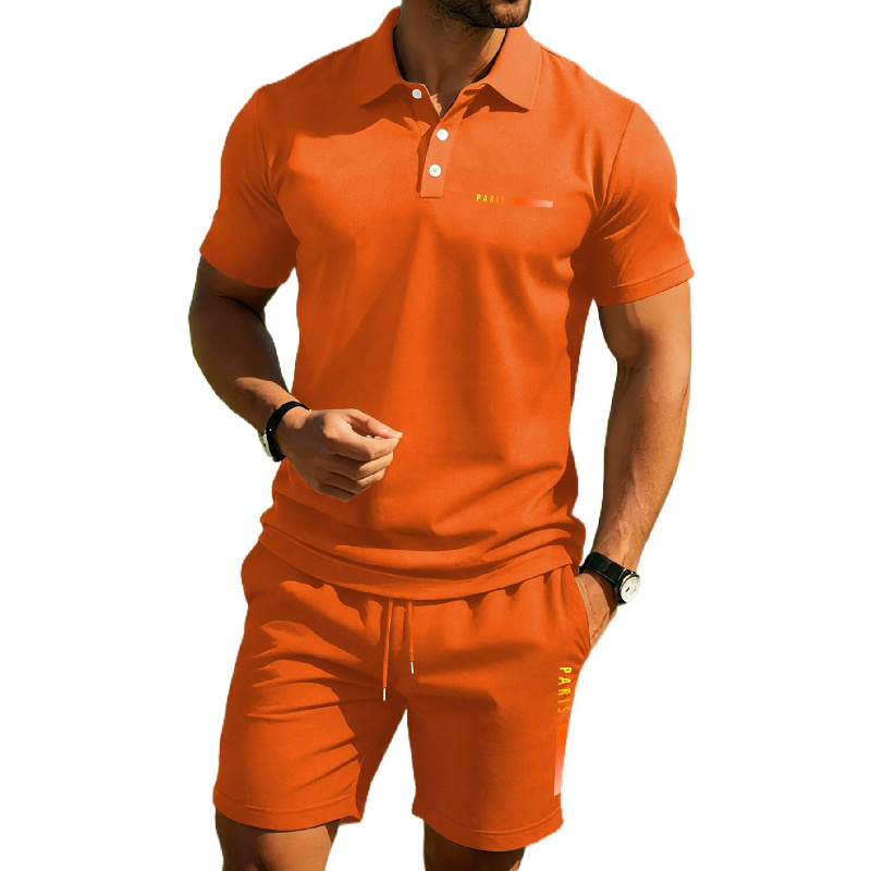 PARIS Print Kemeja polo musim  - Men'S Fashion And Style ulasan dan harga