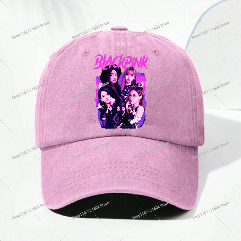 Topi Bisbol Hip Hop BlackPink  - Men'S Fashion Model ulasan dan harga