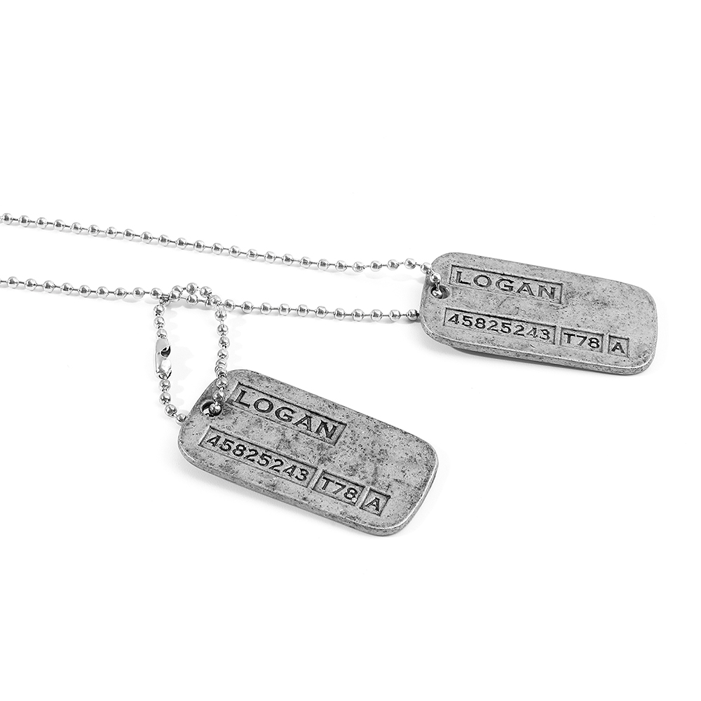 Kalung Kartu Militer X-Men Wol - Men'S Fashion Model ulasan dan harga