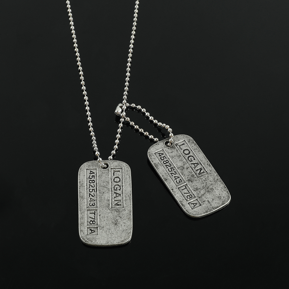 Kalung Kartu Militer X-Men Wol - Men'S Fashion Model ulasan dan harga
