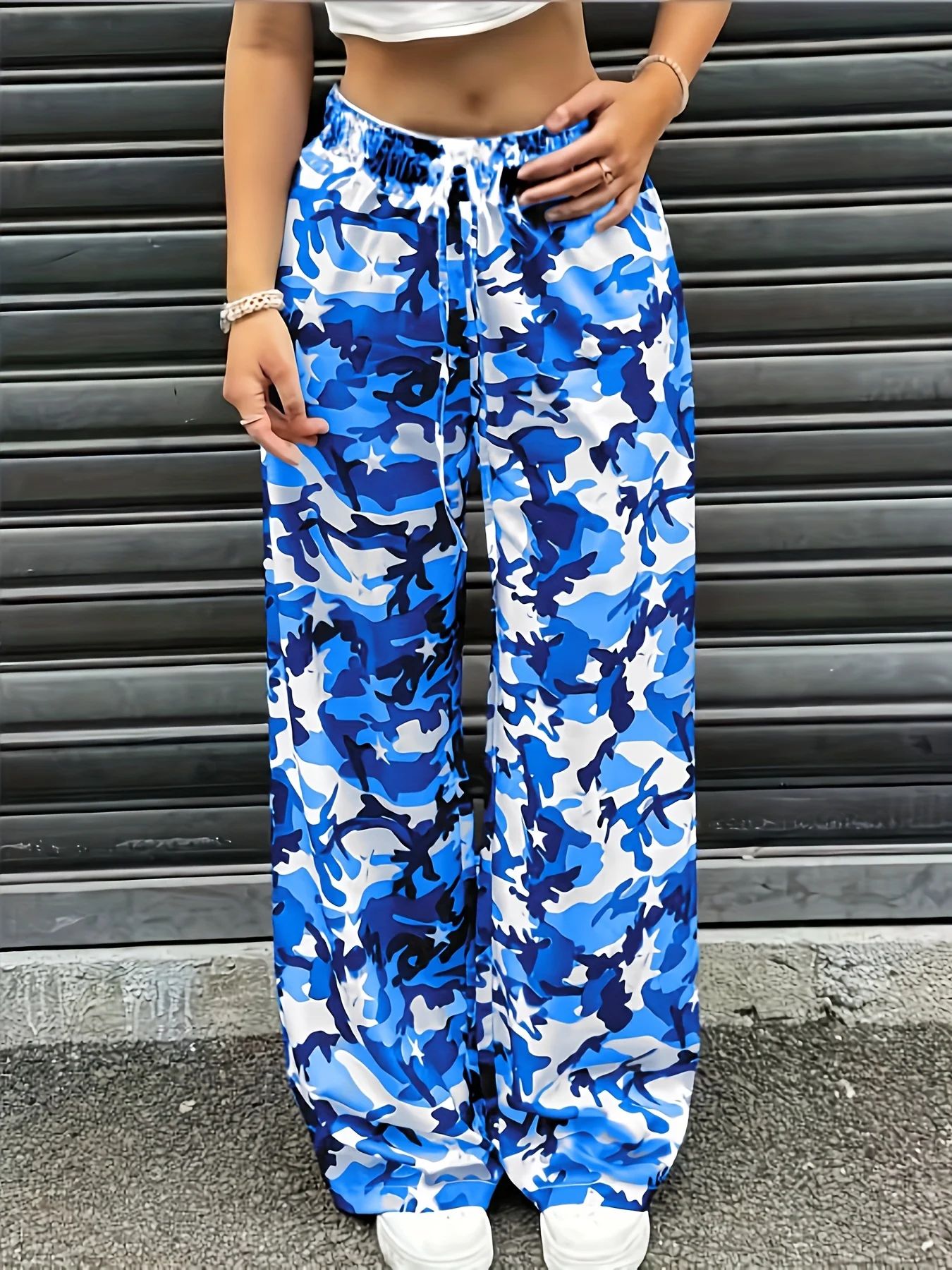 Celana Panjang Lebar Motif Cam - Mens Fashion Camo Pants ulasan dan harga