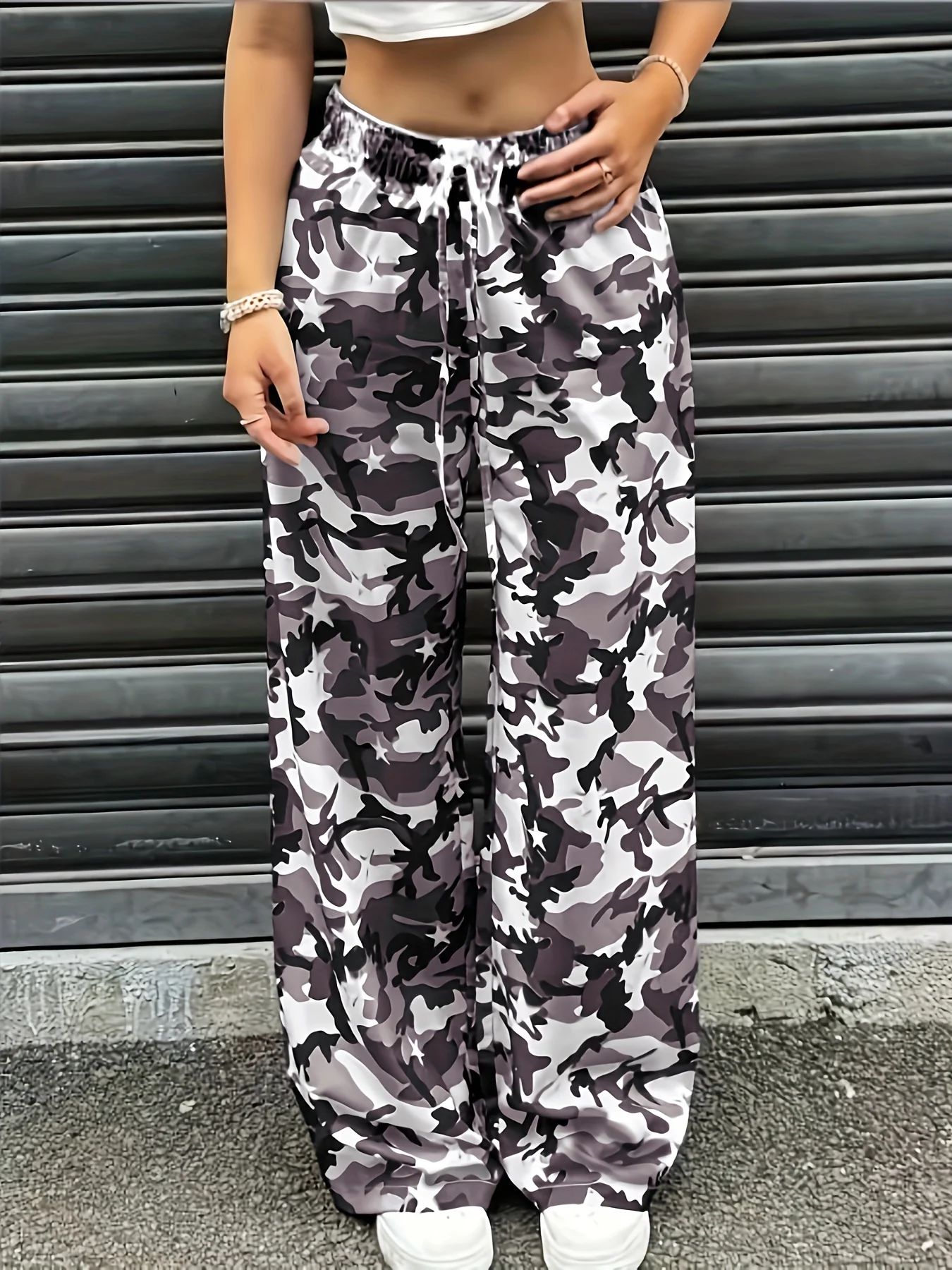 Celana Panjang Lebar Motif Cam - Mens Fashion Camo Pants ulasan dan harga