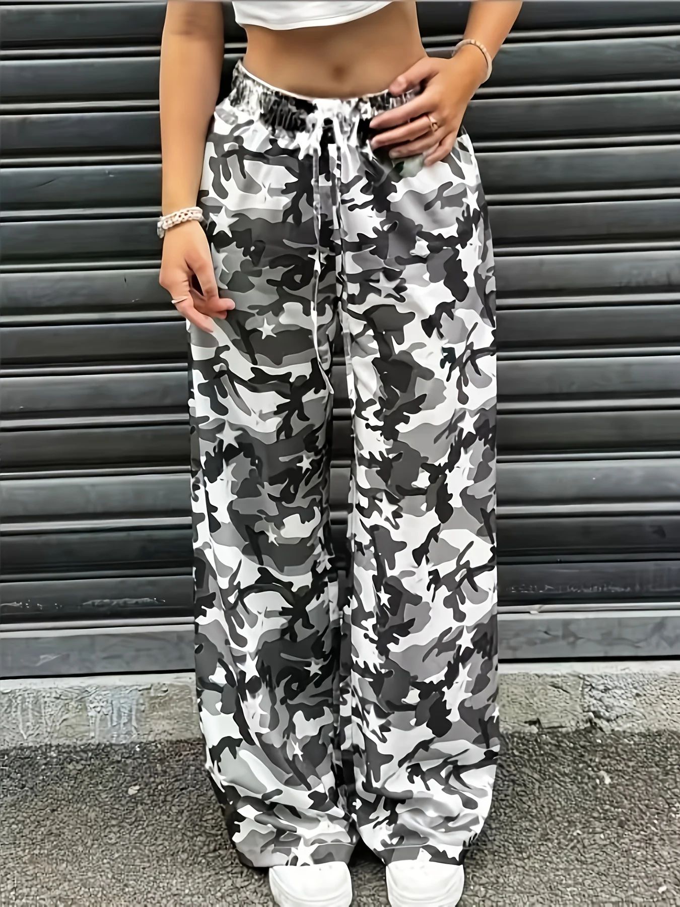 Celana Panjang Lebar Motif Cam - Mens Fashion Camo Pants ulasan dan harga