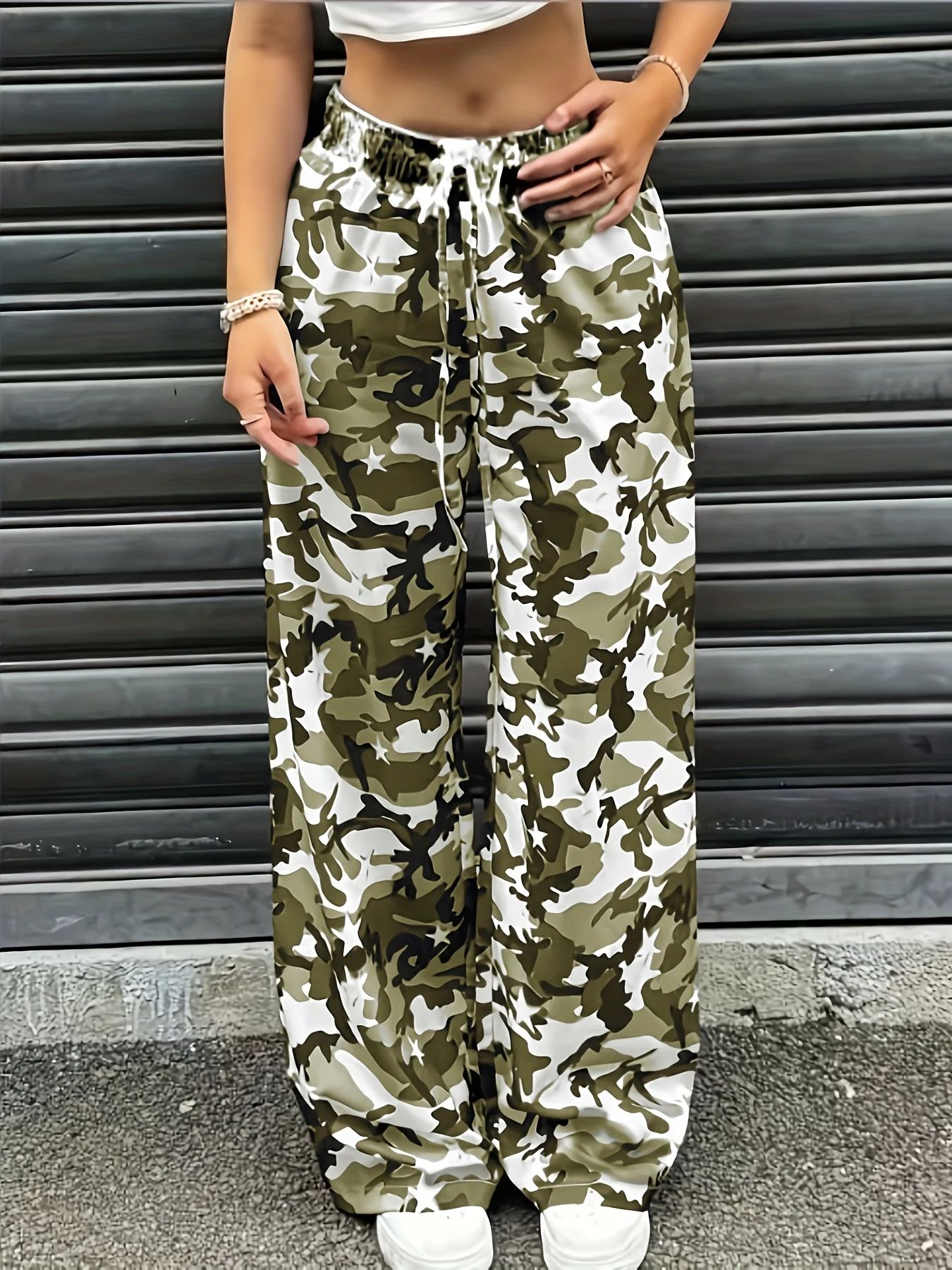 Celana Panjang Lebar Motif Cam - Mens Fashion Camo Pants ulasan dan harga
