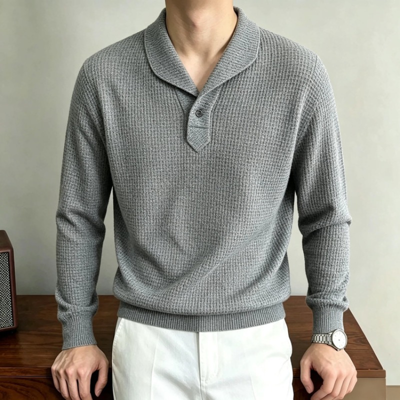 Kemeja Polo Lengan Panjang Pri - Polo Shirt Slim ulasan dan harga