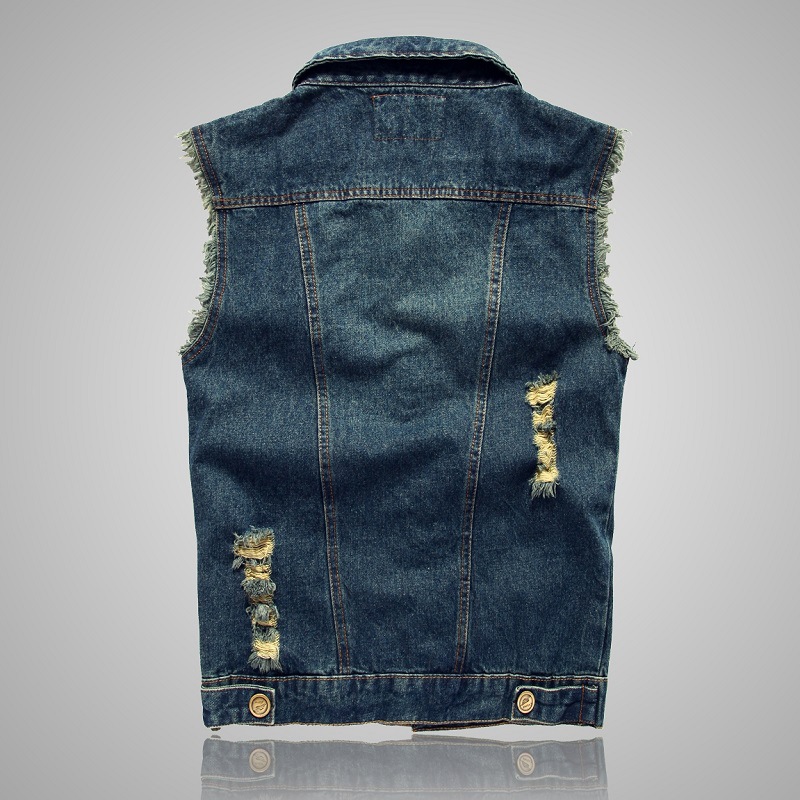 Rompi Denim Pria Model Baru Ta - Men'S Fashion Vest With Jeans ulasan dan harga