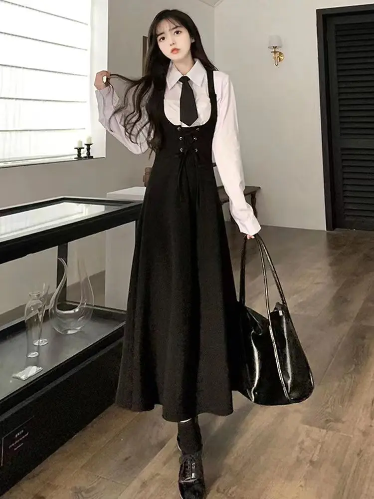 Set Gaun elegan Chic Fashion w - Polo Shirt Slim ulasan dan harga