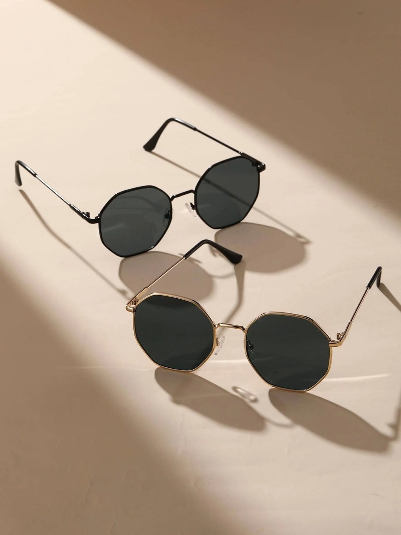1/3 Buah Kacamata Hitam Bingka - Men'S Fashion Round Glasses ulasan dan harga