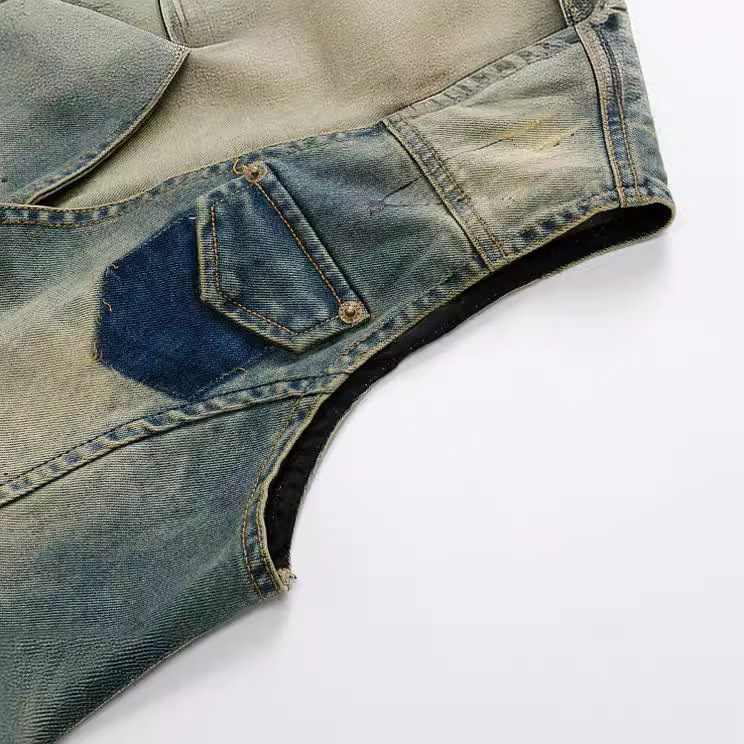 Jaket Jeans Tanpa Lengan Kerah - Men'S Fashion Vest With Jeans ulasan dan harga