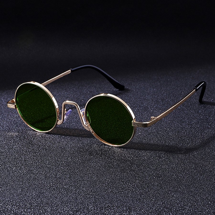 Kacamata Hitam Desainer Vintag - Men'S Fashion Round Glasses ulasan dan harga