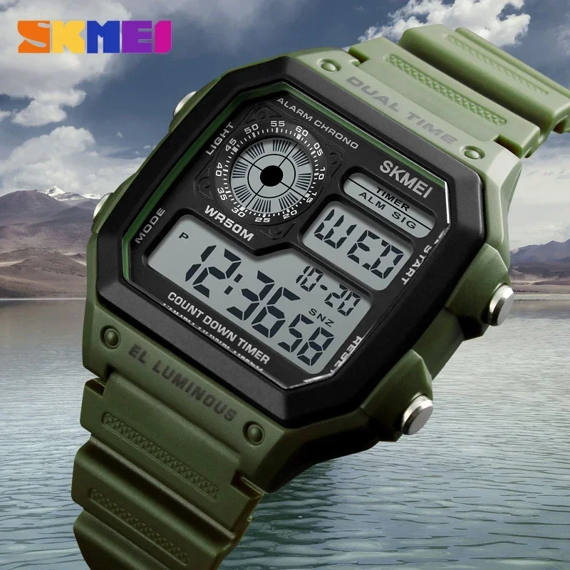 SKMEI jam tangan tali PU pria, - Men'S Fashion Zone ulasan dan harga