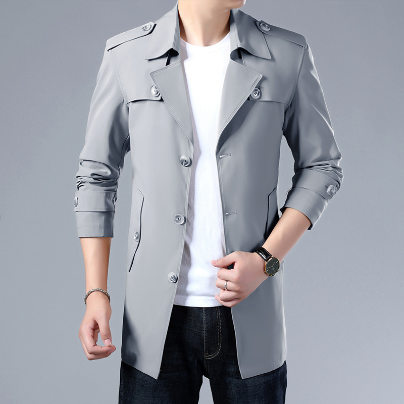 Jas Pria Musim Semi Gugur 2026 - Trench Coat Men ulasan dan harga