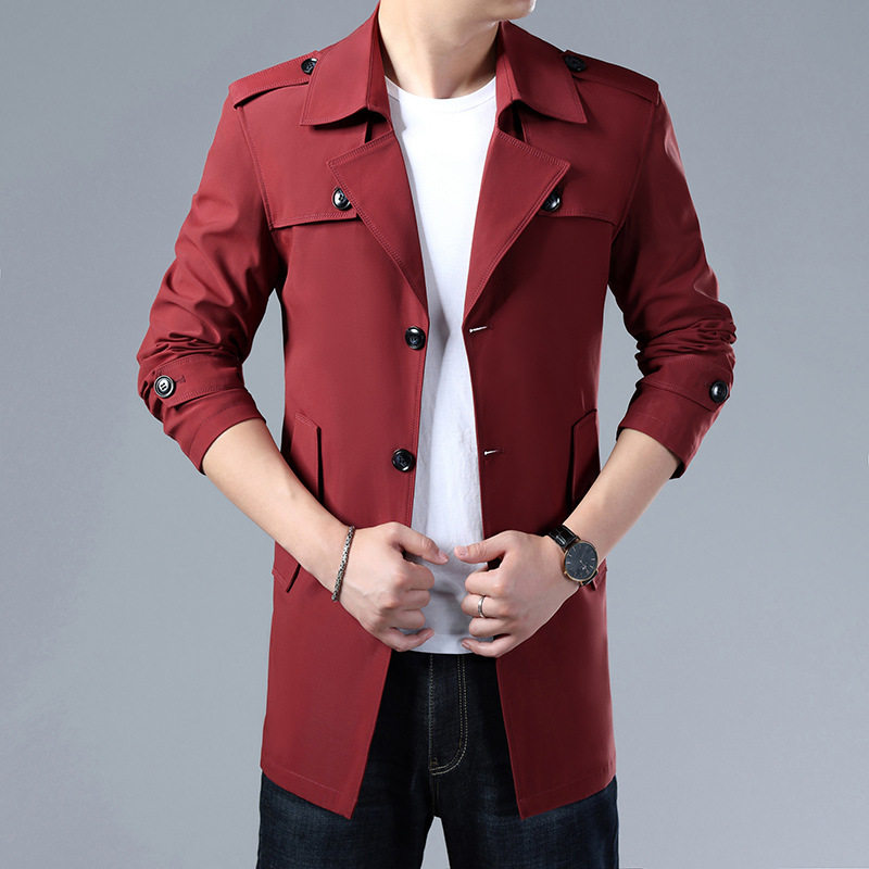 Jas Pria Musim Semi Gugur 2026 - Trench Coat Men ulasan dan harga