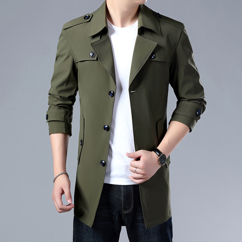 Jas Pria Musim Semi Gugur 2026 - Trench Coat Men ulasan dan harga