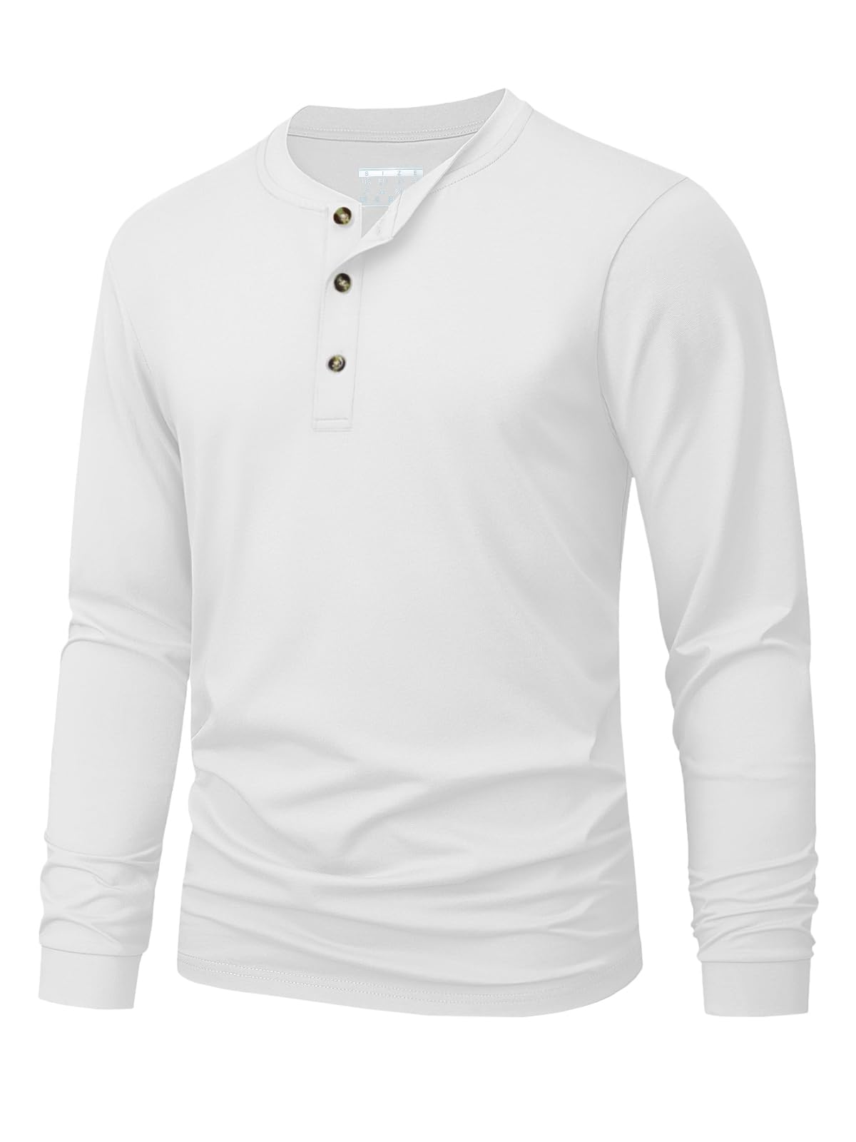 Kaos Henley Pria Polos Warna S - Men'S Tops Fashion ulasan dan harga