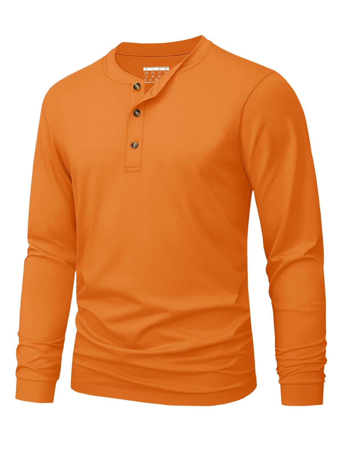 Kaos Henley Pria Polos Warna S - Men'S Tops Fashion ulasan dan harga