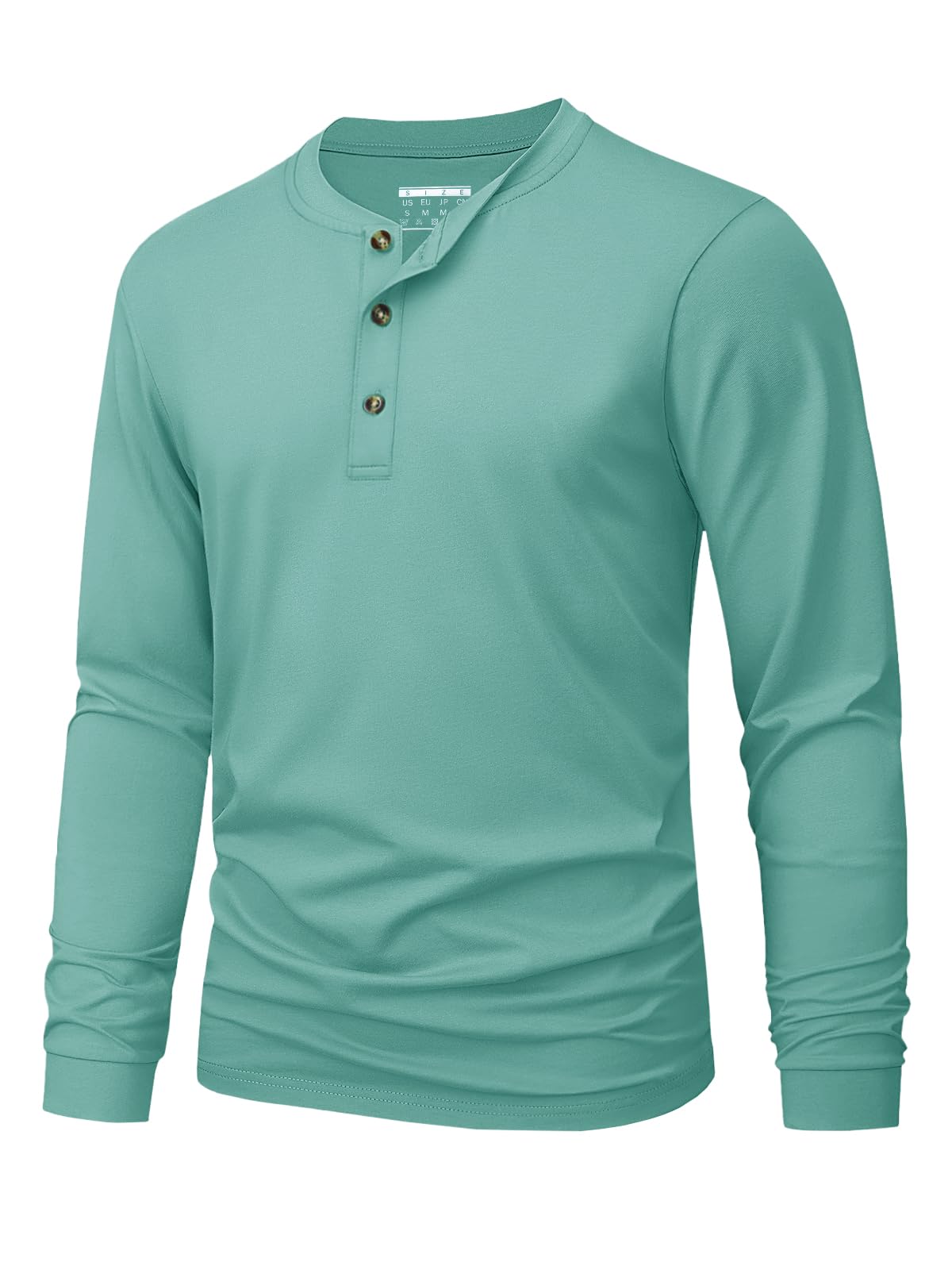 Kaos Henley Pria Polos Warna S - Men'S Tops Fashion ulasan dan harga