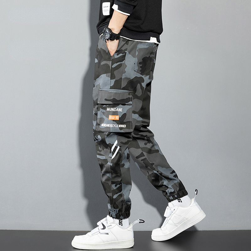 Celana kargo pria, celana karg - Mens Fashion Camo Pants ulasan dan harga