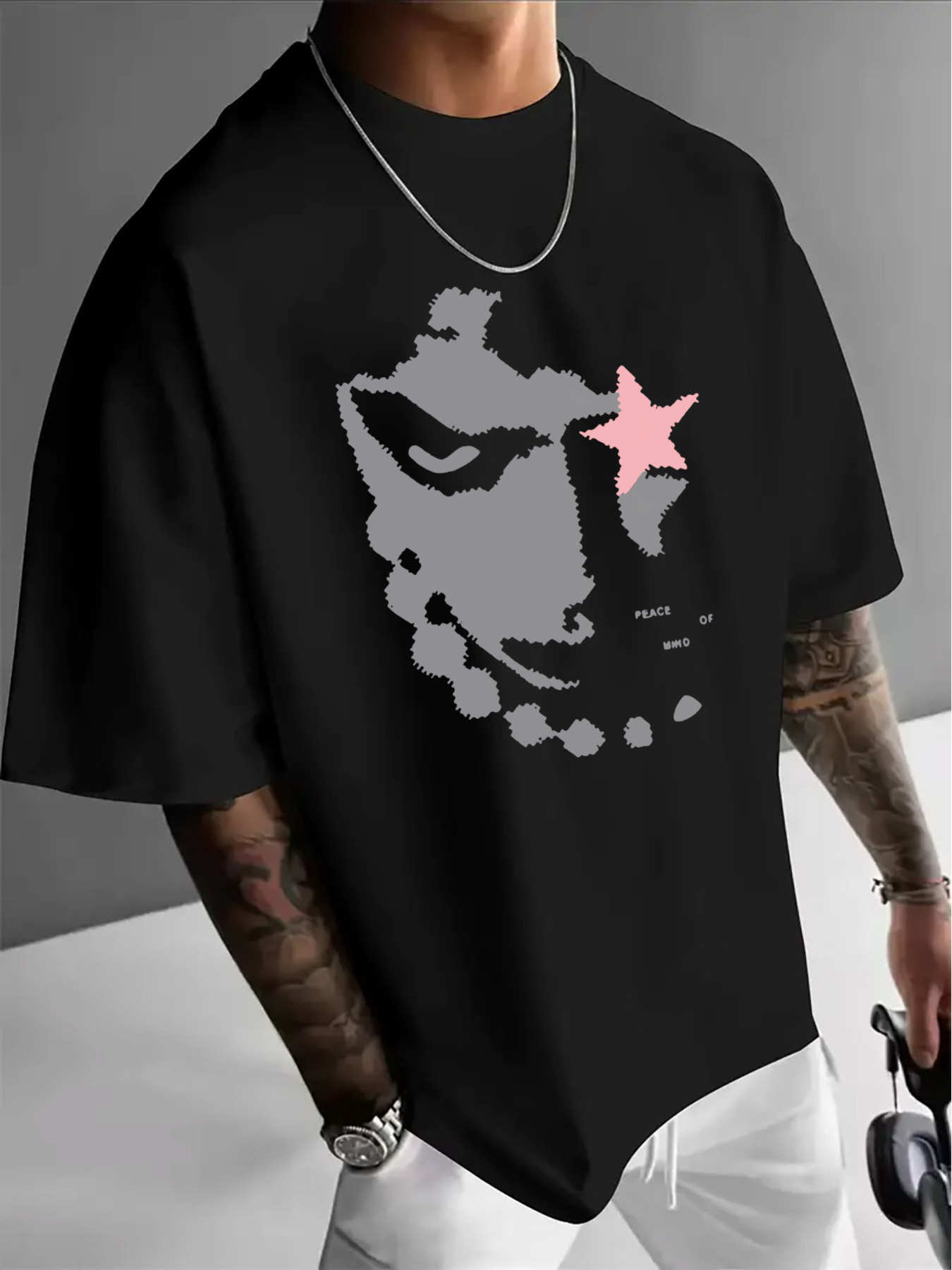 Kaos Pria Kasual Kerah Bulat D - Men'S Fashion App ulasan dan harga