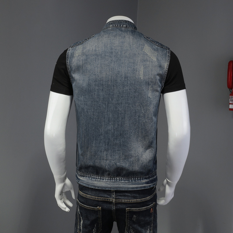 Rompi Denim Pria 2026 Desain F - Men'S Fashion Vest With Jeans ulasan dan harga